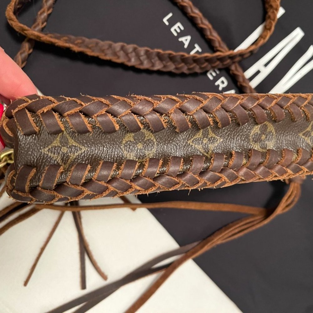 Leather & Vodka revamped authentic LV bag - Picture 5 of 6